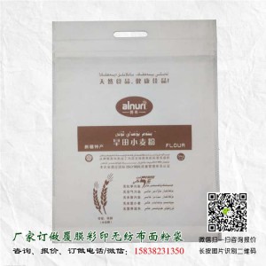 新疆面粉袋,5kg双面覆膜无纺布面粉袋